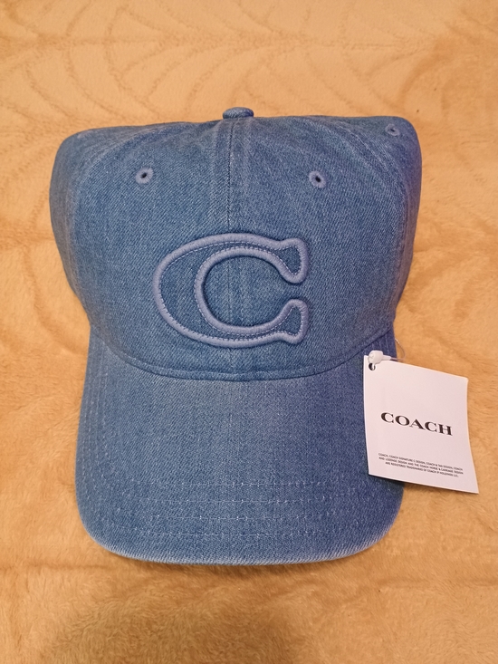 Coach Accessories - (No Offers) Brand New Coach Women's Sculpted Baseball Hat Indigo